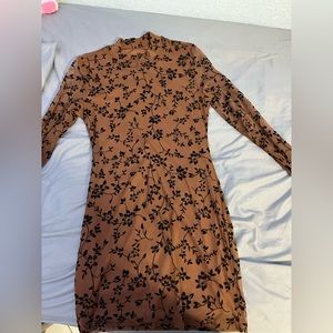 Mini ,formal brown dress  size small